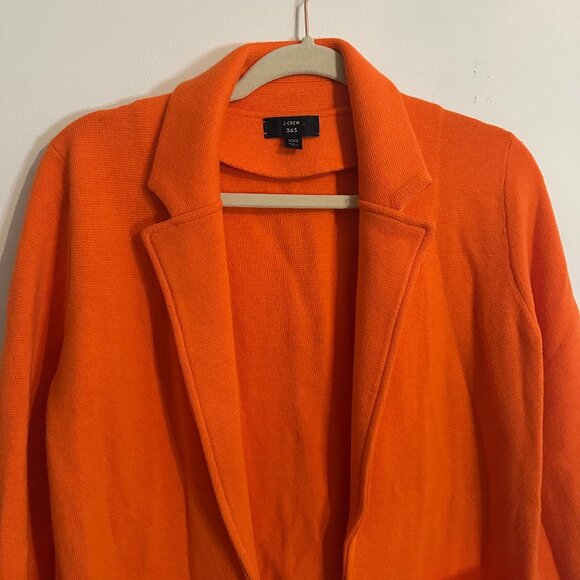 J Crew 365 Sophie Open Front Sweater Blazer Merino Wool Blend Cozy - XXS - Picture 3 of 5